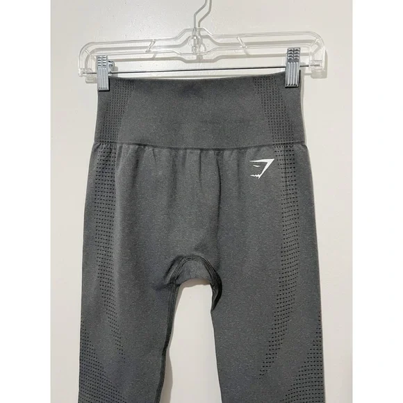 Gymshark Gray Seamless High Waisted Full Length  Leggings Size XS - Picture 2 of 9